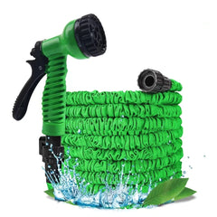 Expandable & Flexible Garden Water Hose w Spray Nozzle